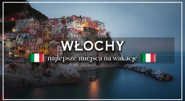 Włochy: zwiedzanie i wypoczynek samolotem. Kolorowe domy Cinque Terre nad morzem, idealne na wakacje.